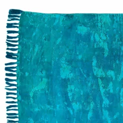 Viadurini Living Teppiche-Ethnische farbige rechteckige Stoff Teppich mit Quasten - Fibraù