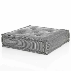 Viadurini Living Sitzsäcke|Sitzsäcke-Ethnischer quadratischer Hocker aus Patchworkstoff oder Samtfaser