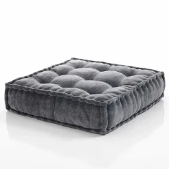 Viadurini Living Sitzsäcke|Sitzsäcke-Ethnischer quadratischer Hocker aus Patchworkstoff oder Samtfaser