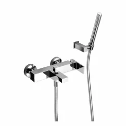 Viadurini Taps Badewannearmaturen-Externer Messing-Badewannenmischer Made in Italy - Panela