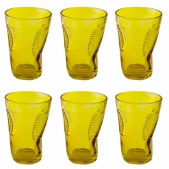 Viadurini Kitchen Gläser Set-Farbige Glas Cocktailgläser 12 Stück zerknittertes Design - Sarabi