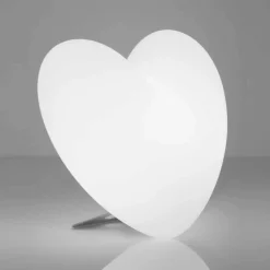 SLIDE Design Tischlampen-Farbige herzförmige Tischlampe Love, hergestellt in Italien