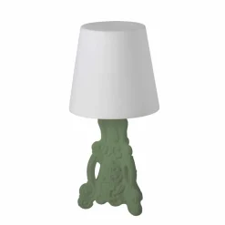 SLIDE Shabby Chic Tischlampen-Farbige Tischleuchte Lady of Love in modernem Design