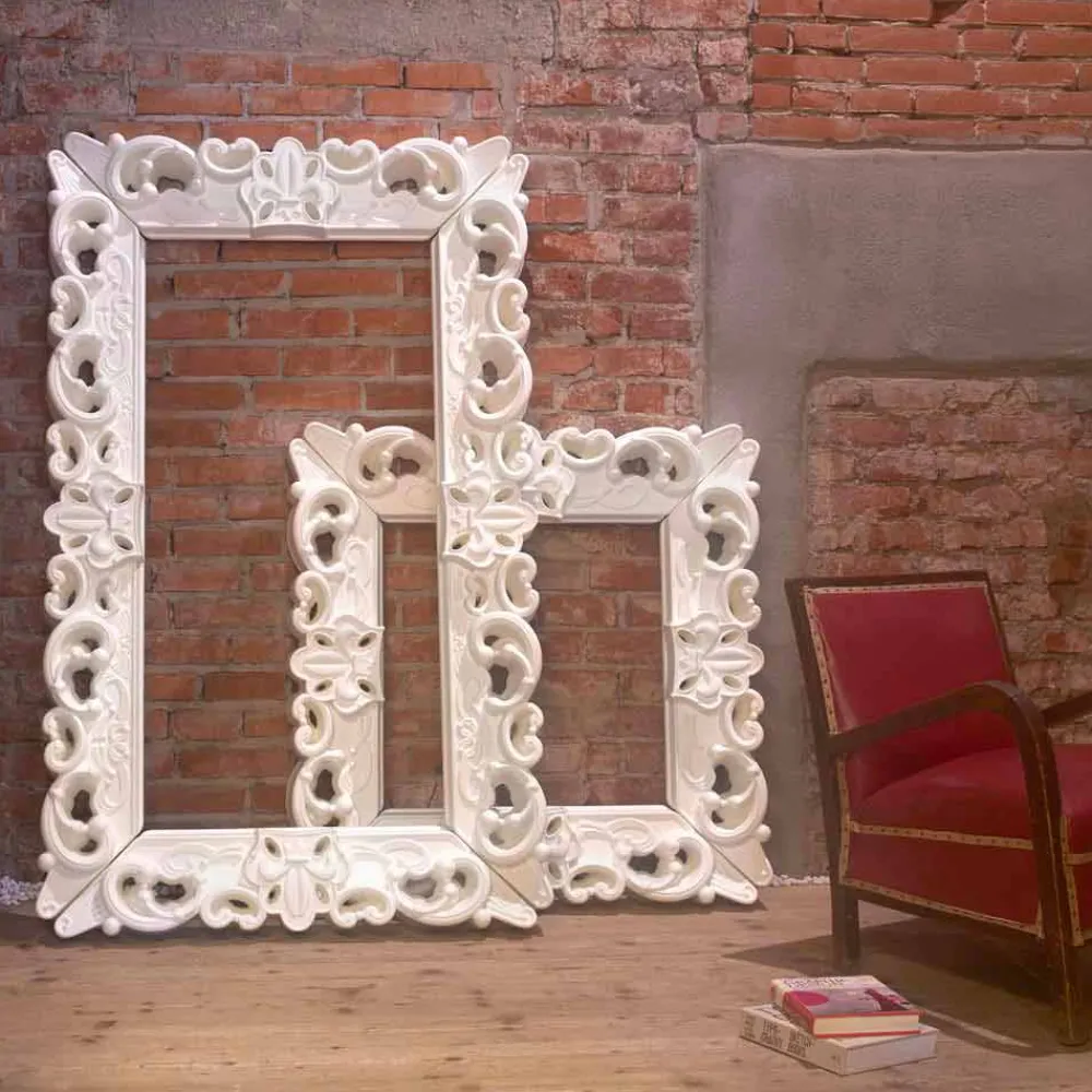 SLIDE Deko Artikel Und Wohnaccessoires-Farbiger dekorativer Wandrahmen Frame Of Love, hergestellt in Italien