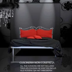 Viadurini Night Design Maßgeschneiderte Möbel|Schmiedeeisen Queen Size Bett-Febo Jugen Queen Size Bett  aus Schmiedeeisen in Design