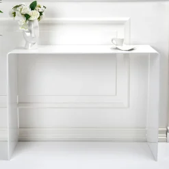 Viadurini Living Konsolentisch Flur-Feste Konsole aus weißem oder geräuchertem Plexiglas, hergestellt in Italien – Genio