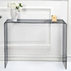 Viadurini Living Konsolentisch Flur-Feste Konsole aus weißem oder geräuchertem Plexiglas, hergestellt in Italien – Genio