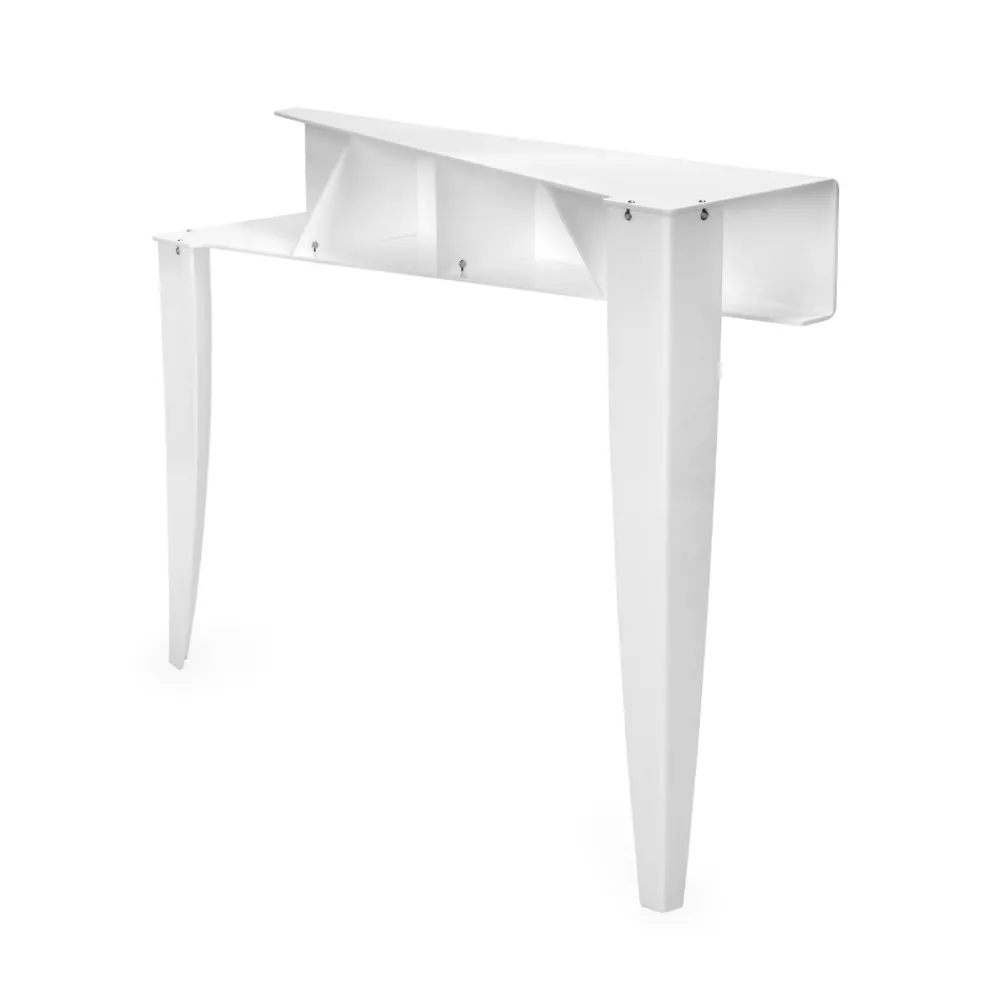 Viadurini Living Konsolentisch Flur-Feste Konsole mit 4 Objektaufbewahrungsfächern aus PMMA, hergestellt in Italien – Aladdin