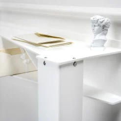 Viadurini Living Konsolentisch Flur-Feste Konsole mit 4 Objektaufbewahrungsfächern aus PMMA, hergestellt in Italien – Aladdin