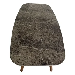 Viadurini Living Esstische-Fester Esstisch aus polierter Emperador-Keramik Made in Italy - North