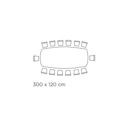 Viadurini Living Esstische-Fester Esstisch mit tonnenförmiger Platte aus Keramik, hergestellt in Italien – Gläser