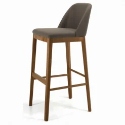 Viadurini Living Küchenhocker-Fester Hocker mit Holzbeinen und gepolstertem Sitz, hergestellt in Italien – Bari