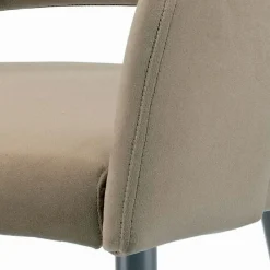 Viadurini Living Küchenhocker-Fester Hocker mit Samtsitz und Stahlgestell, hergestellt in Italien – Alassio