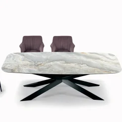 Viadurini Living Esstische-Fester Keramiktisch in verschiedenen Ausführungen und Größen, hergestellt in Italien – Grotta