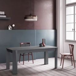 Viadurini Living Esstische Nach Mass|Esstische-Fester Tisch mit abgeschrägter Tischlerplatte, hergestellt in Italien – Tratto