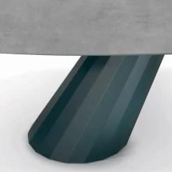 Viadurini Living Esstische-Fester Tisch mit tonnenförmiger Laminatplatte, hergestellt in Italien – Hose