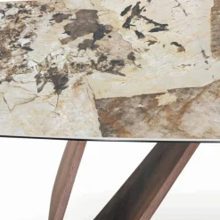 Viadurini Living Esstische-Fester Wohnzimmertisch mit Holzgestell, hergestellt in Italien – Equatore