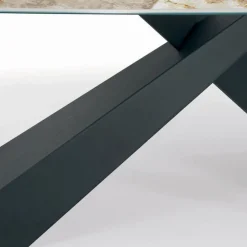 Viadurini Living Esstische-Fester Wohnzimmertisch mit Keramikplatte, hergestellt in Italien – Feiertage