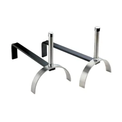 Viadurini Fire Design Feuerbock-Feuerböcke für den Kamin in verschiedenen Ausführungen, Höhe 25 cm, hergestellt in Italien – Rhinoceros