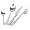Viadurini Kitchen Besteck Set-Flaches abgerundetes Design Stahlbesteck 24 teilig - Shiatzu