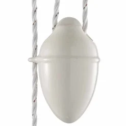 Ferroluce Pendelleuchten Vintage-Flaschenzug Lampe aus Keramik Melissa