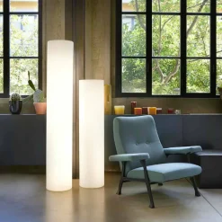 SLIDE Moderne Stehlampen-Fluo zylindrische Stehleuchte aus Italien