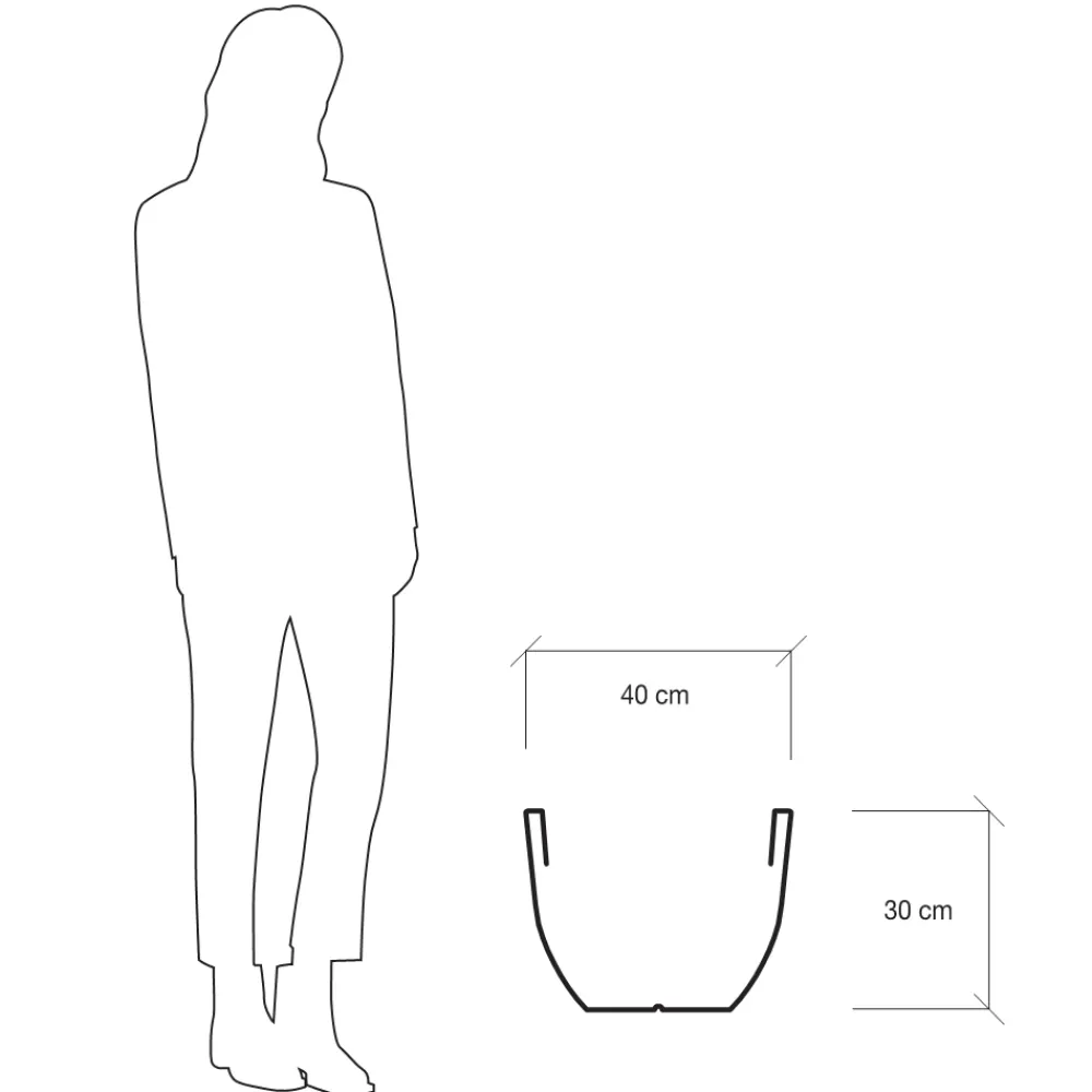 Viadurini in the Garden Lichtmöbel-Fluoreszierende Vase für drinnen oder draußen 3 Dimensionen Made in Italy - Fluos