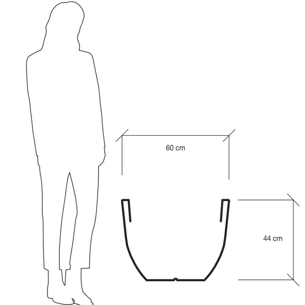 Viadurini in the Garden Lichtmöbel-Fluoreszierende Vase für drinnen oder draußen 3 Dimensionen Made in Italy - Fluos