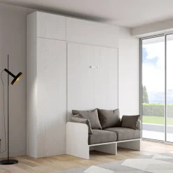 Viadurini Night Design Klappbett-Französisches Klappbett mit Sofa, Säule und Wandeinheit - Magiccompare