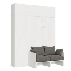 Viadurini Night Design Klappbett-Französisches Klappbett mit Sofa, Säule und Wandeinheit - Magiccompare