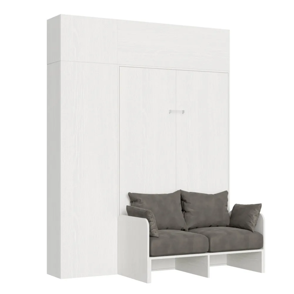 Viadurini Night Design Klappbett-Französisches Klappbett mit Sofa, Säule und Wandeinheit - Magiccompare