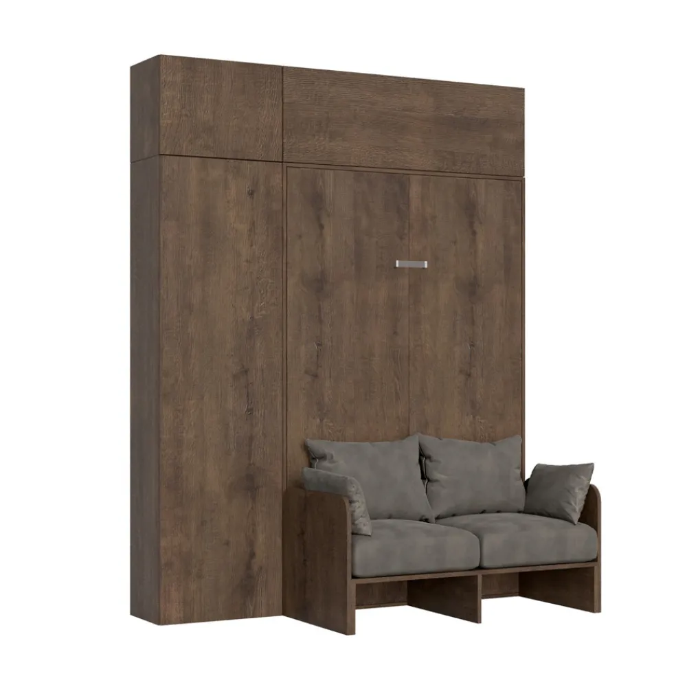 Viadurini Night Design Klappbett-Französisches Klappbett mit Sofa, Säule und Wandeinheit - Magiccompare