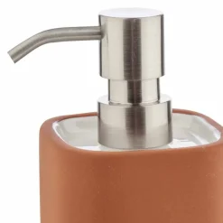 Viadurini Bathroom Badzubehör-Freistehende Badaccessoires aus Terrakotta und weißer Keramik - Terracotta