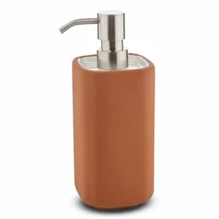 Viadurini Bathroom Badzubehör-Freistehende Badaccessoires aus Terrakotta und weißer Keramik - Terracotta