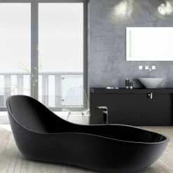 Viadurini Design Freistehende Badewannen-Freistehende Badewanne in modernem Design Wave