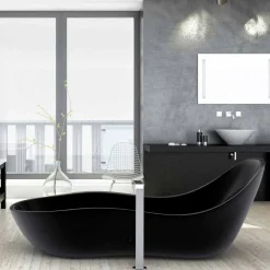 Viadurini Design Freistehende Badewannen-Freistehende Badewanne in modernem Design Wave