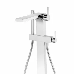 Viadurini Taps Badewannearmaturen-Freistehender Bademischer mit Dusche und Schlauch, Luxus - Etto