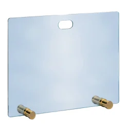 Viadurini Fire Design Funkenschutz Kamin-Funkenfänger aus gehärtetem Kristall und 4 Füße, hergestellt in Italien – Delfino