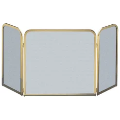 Viadurini Fire Design Funkenschutz Kamin-Funkenfänger aus Messing und schwarzem Netz in verschiedenen Größen, hergestellt in Italien – Iguana