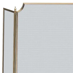 Viadurini Fire Design Funkenschutz Kamin-Funkenfänger mit feinem schwarzen Netz und Messing, hergestellt in Italien – Wal