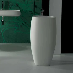 Viadurini Bathroom Keramikwaschbecken-Gaiola freistehendes Waschbecken aus modernem Design, hergestellt in Italien