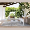 Viadurini in the Garden Garten Lounge Set-Galvanisiertes Metall Garten Wohnzimmer und Stoff Kissen - Sognando