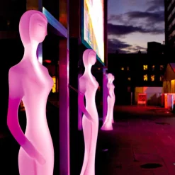 Myyour Lichtmöbel-Garten Stehlampe mit RGBW Led Light Statue Design - Penelope von