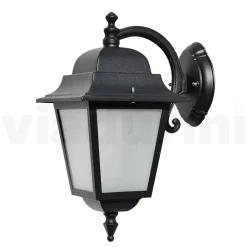 Viadurini Lighting Garten-Wandlampen-Gartenapplikation aus sandgestrahltem Glas und Aluminium Made in Italy - Scintilla