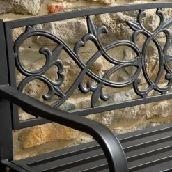 Viadurini in the Garden Gartenbänke-Gartenbank aus Metall mit verschiedenen Oberflächen - Stapler