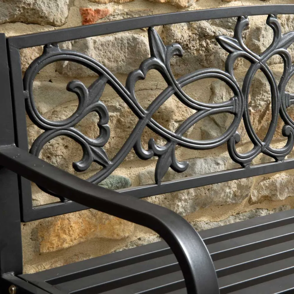 Viadurini in the Garden Gartenbänke-Gartenbank aus Metall mit verschiedenen Oberflächen - Stapler