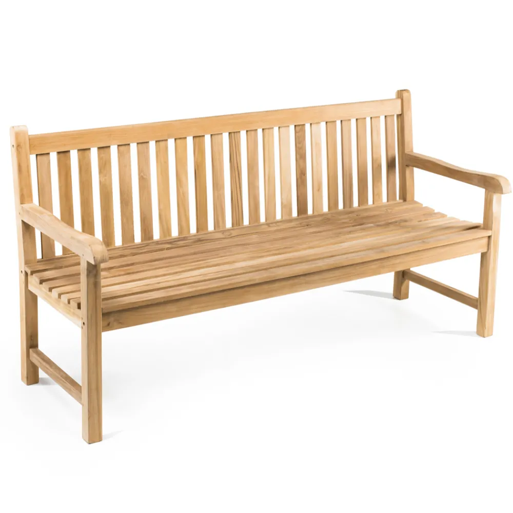 Viadurini in the Garden Gartenbänke-Gartenbank aus natürlichem Teakholz in verschiedenen Größen - Yggdrasil