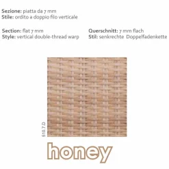 Viadurini in the Garden Gartensofas-Gartencouch 3-Sitzer aus Polyethylen und Tempotest Joe