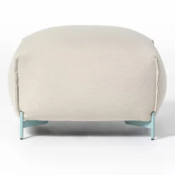 Viadurini in the Garden Gartenideen|Sitzsäcke-Gartenhocker aus Stoff mit Metallfüßen Made in Italy - Butter