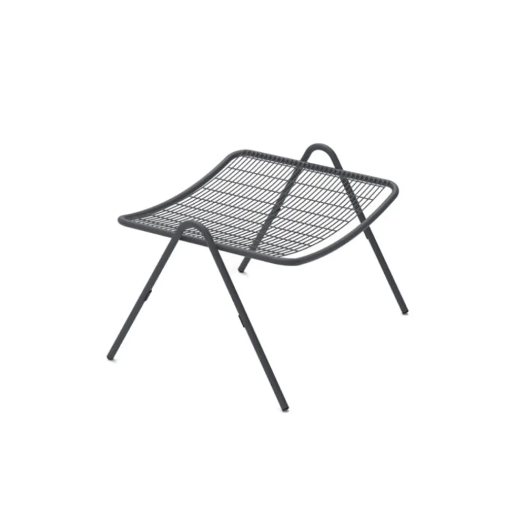 Viadurini in the Garden Gartenideen-Gartenhocker mit Struktur aus verzinktem Stahl Made in Italy - Elvia